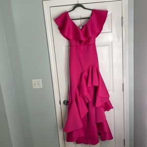 Flamingo pink DRESS